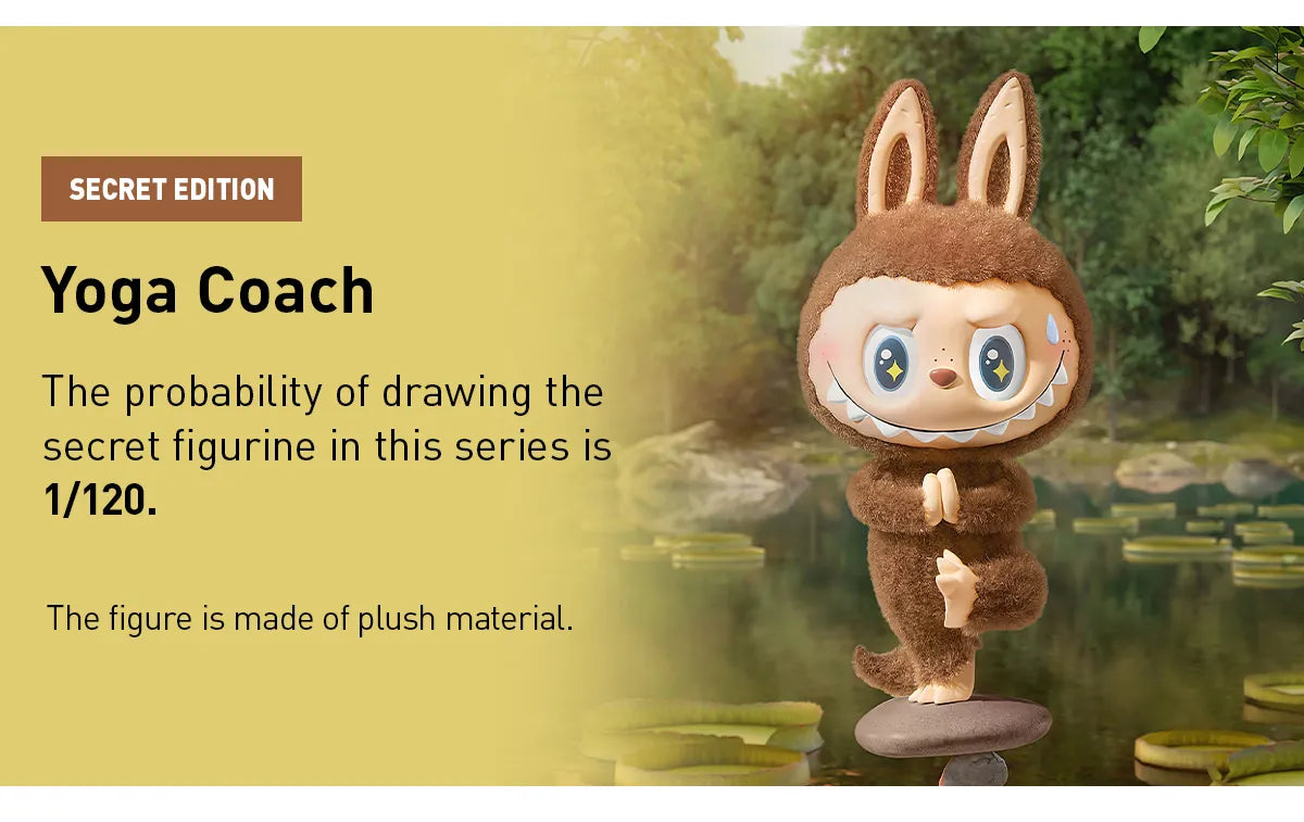 Labubu-THE MONSTERS -  Lazy Yoga Series Blind Box