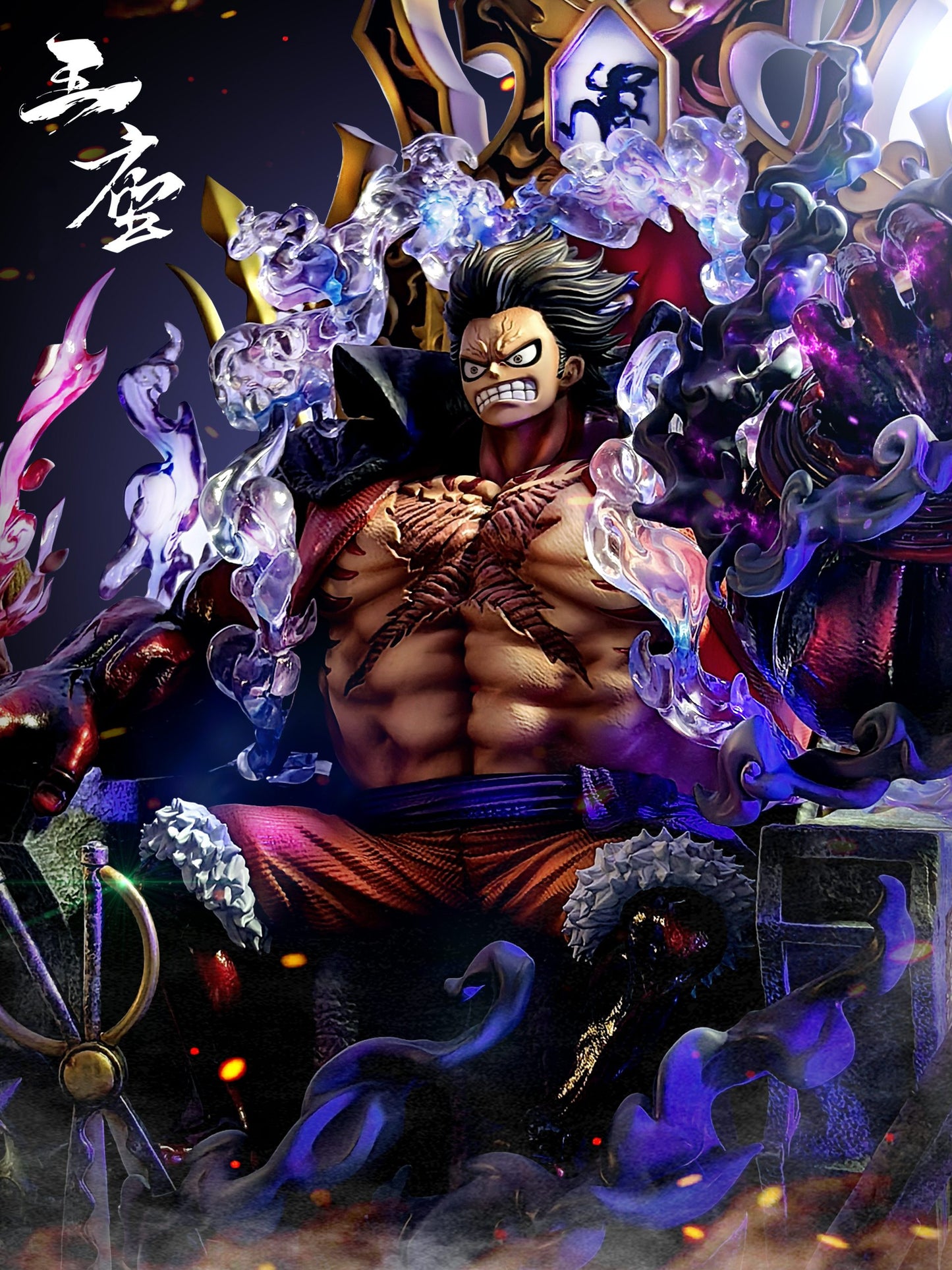 [Warehouse in Stock] T-H Studio - Statue - One Piece - Throne Monkey D. Luffy