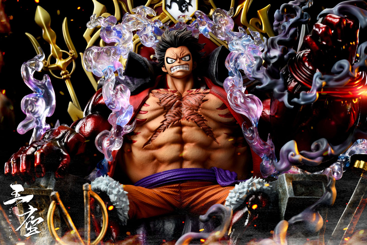 [Warehouse in Stock] T-H Studio - Statue - One Piece - Throne Monkey D. Luffy