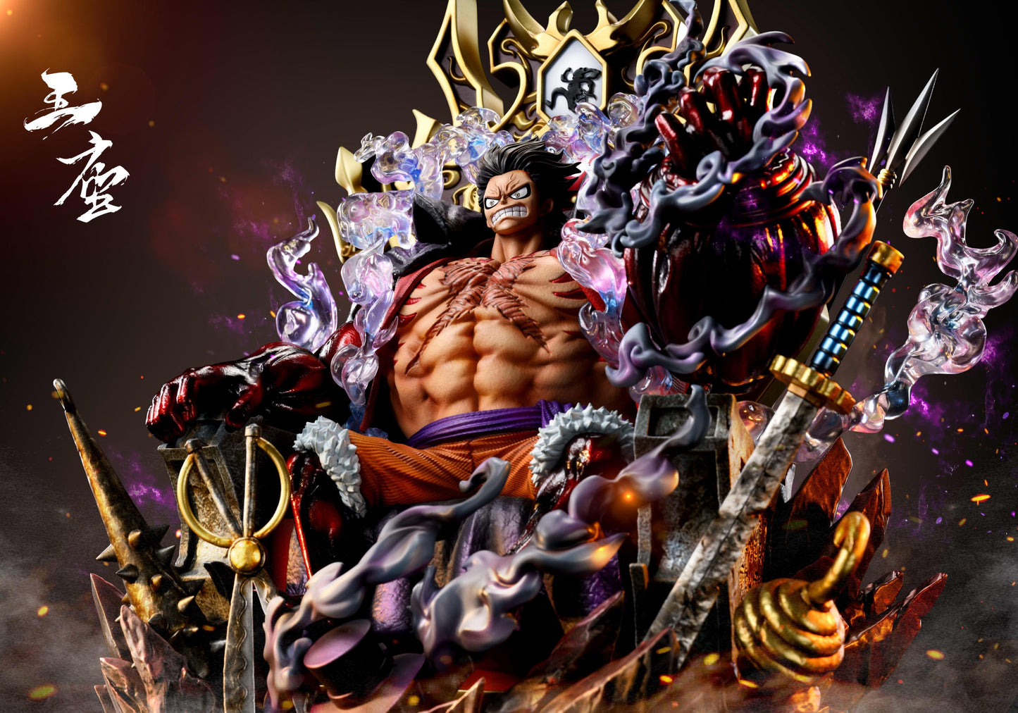 [Warehouse in Stock] T-H Studio - Statue - One Piece - Throne Monkey D. Luffy
