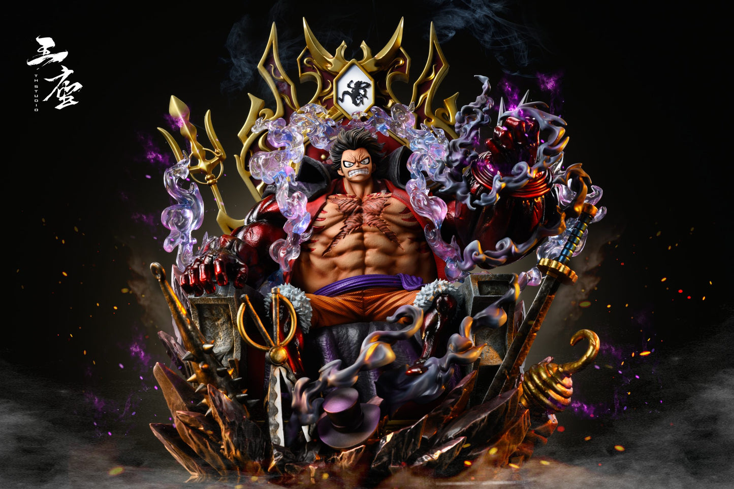 [Warehouse in Stock] T-H Studio - Statue - One Piece - Throne Monkey D. Luffy