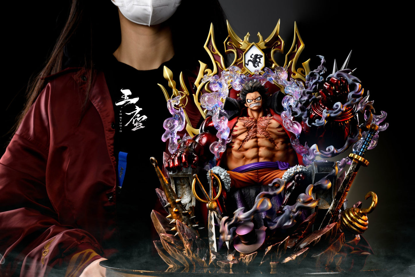 [Warehouse in Stock] T-H Studio - Statue - One Piece - Throne Monkey D. Luffy