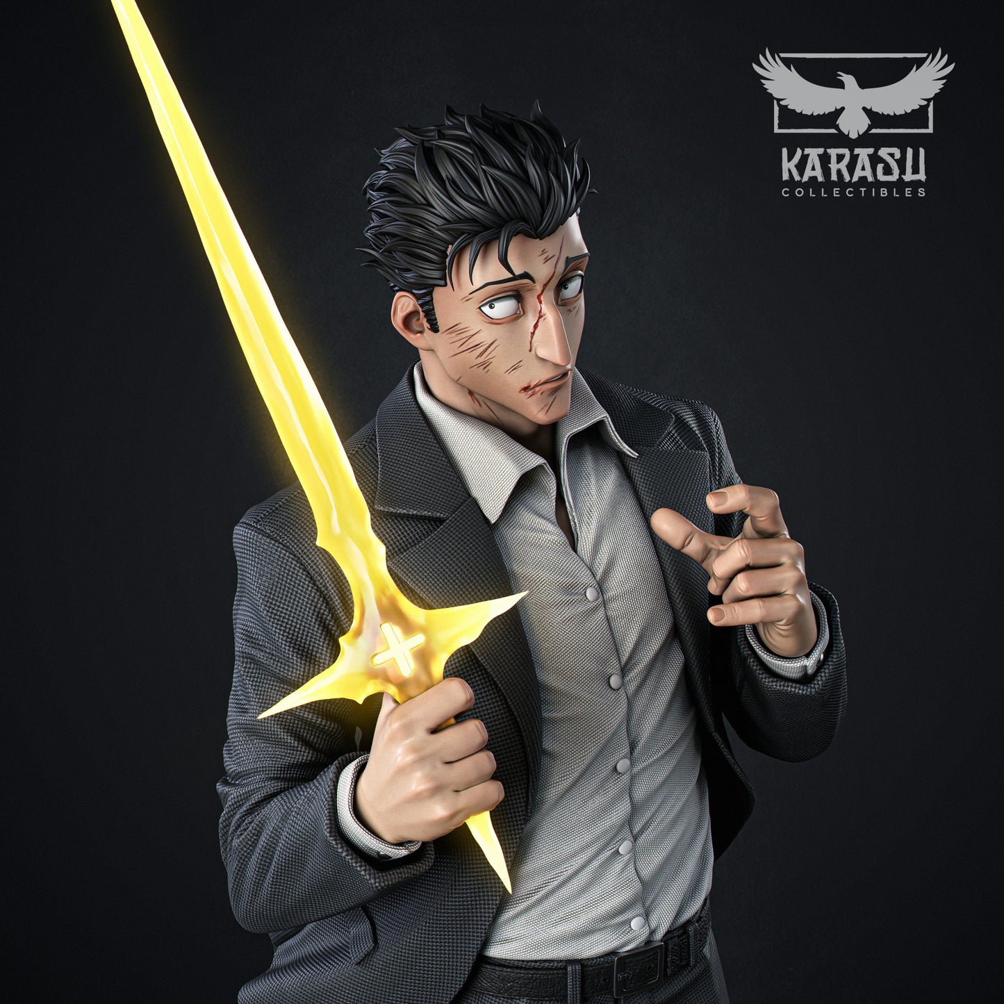 [Warehouse in Stock] Karasu Collectibles - Statue - Jujutsu Kaisen - Hiromi Higuruma
