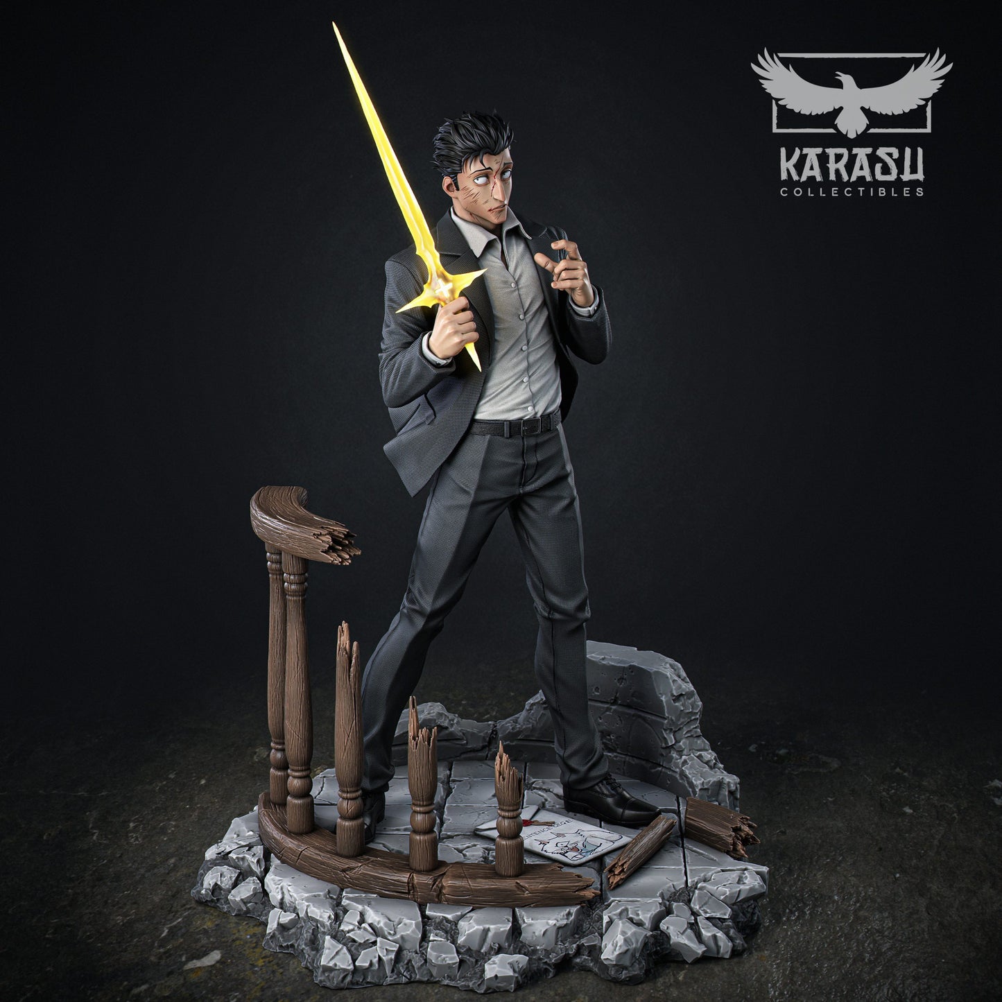 [Warehouse in Stock] Karasu Collectibles - Statue - Jujutsu Kaisen - Hiromi Higuruma