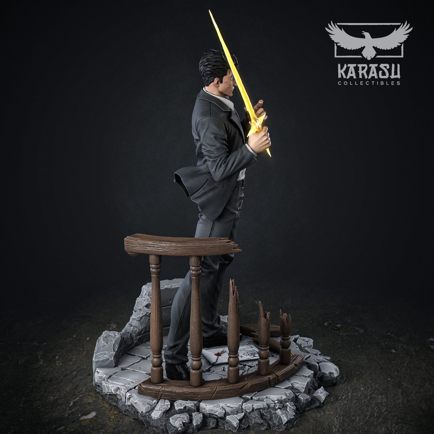 [Warehouse in Stock] Karasu Collectibles - Statue - Jujutsu Kaisen - Hiromi Higuruma