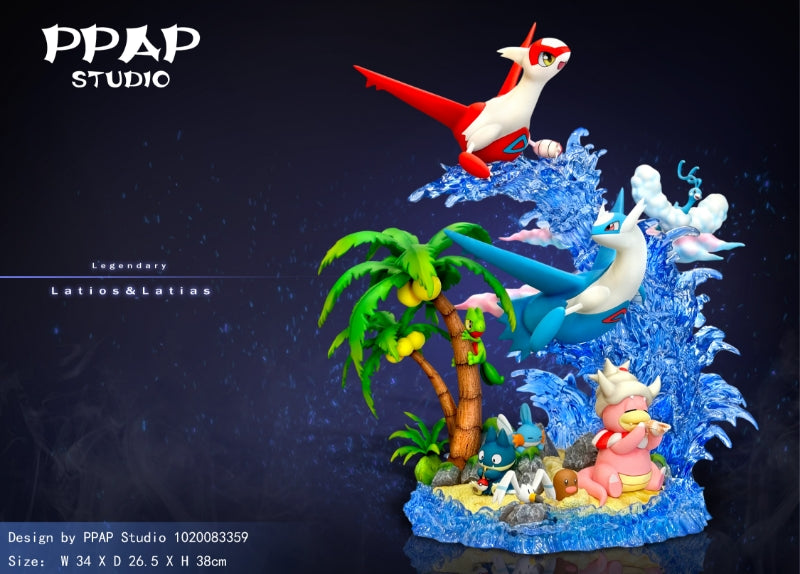 [Warehouse in Stock] PPAP Studio - Statue - Pokémon - Heroes: Latios and Latias