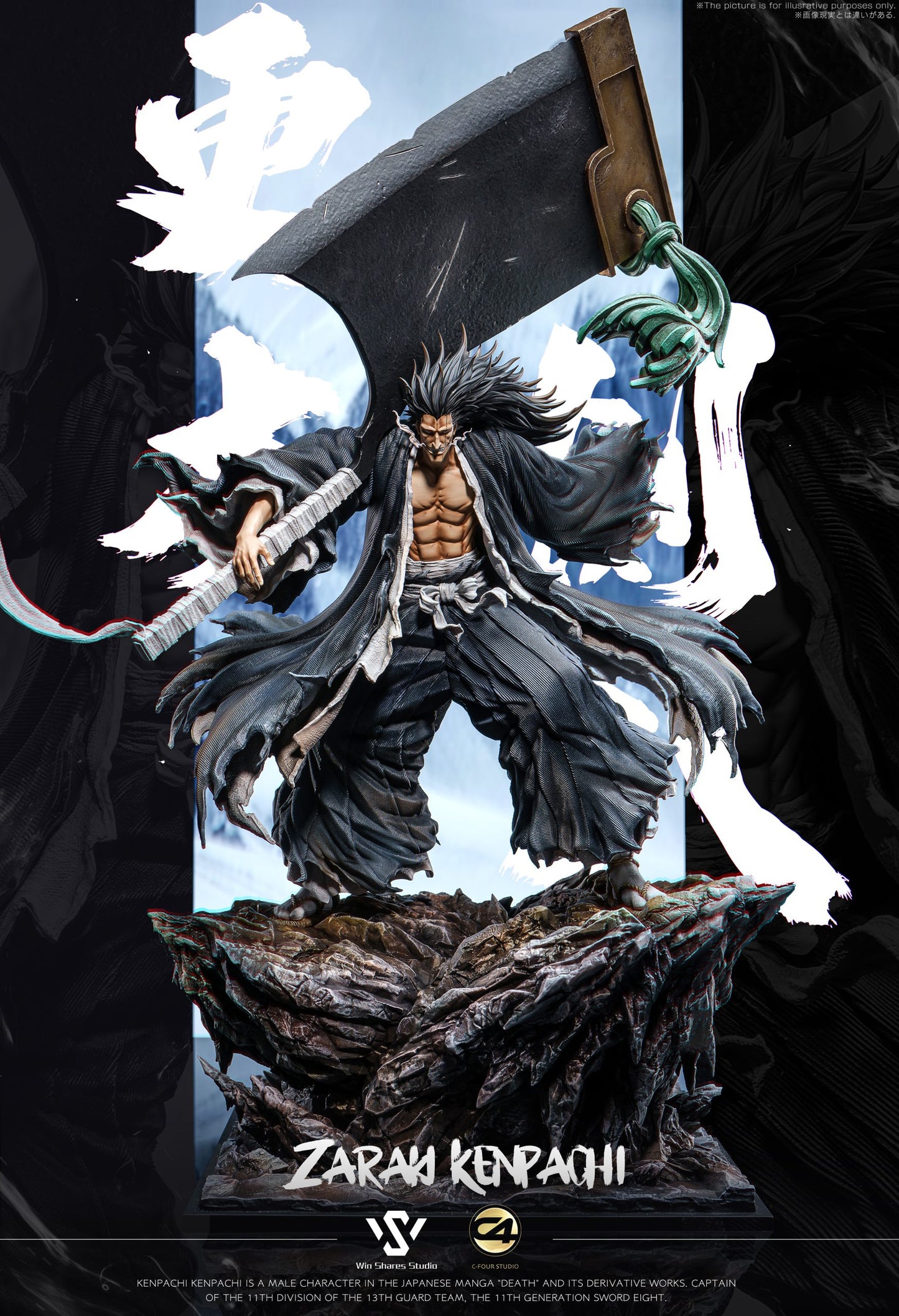 [Pre-order close soon] Win Shares Studio X C4 Studio - Statue - Bleach Thousand-Year Blood War - Zaraki Kenpachi