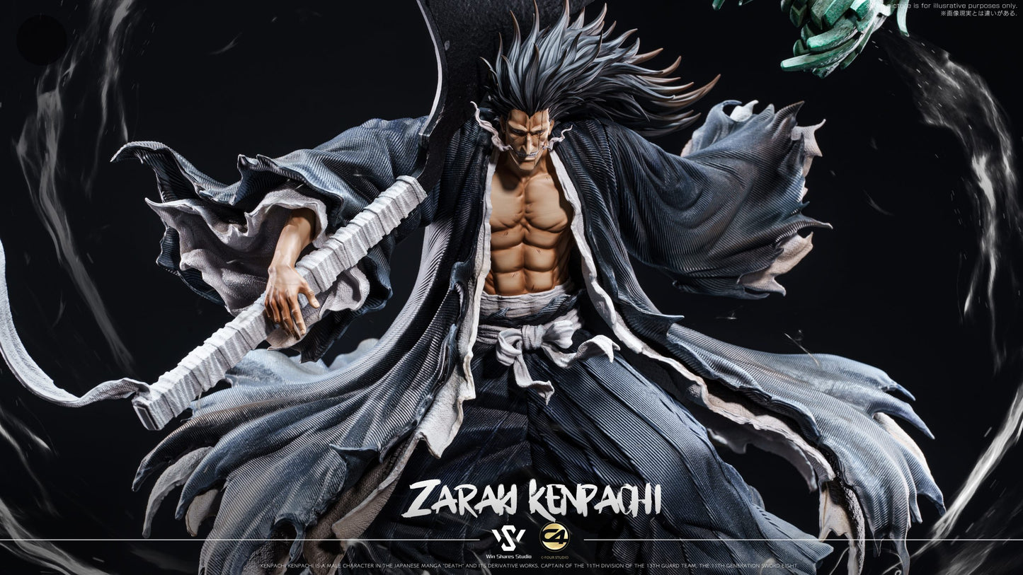 [Pre-order close soon] Win Shares Studio X C4 Studio - Statue - Bleach Thousand-Year Blood War - Zaraki Kenpachi