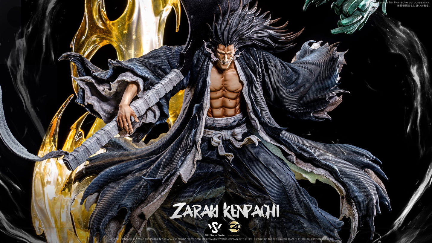 [Pre-order close soon] Win Shares Studio X C4 Studio - Statue - Bleach Thousand-Year Blood War - Zaraki Kenpachi