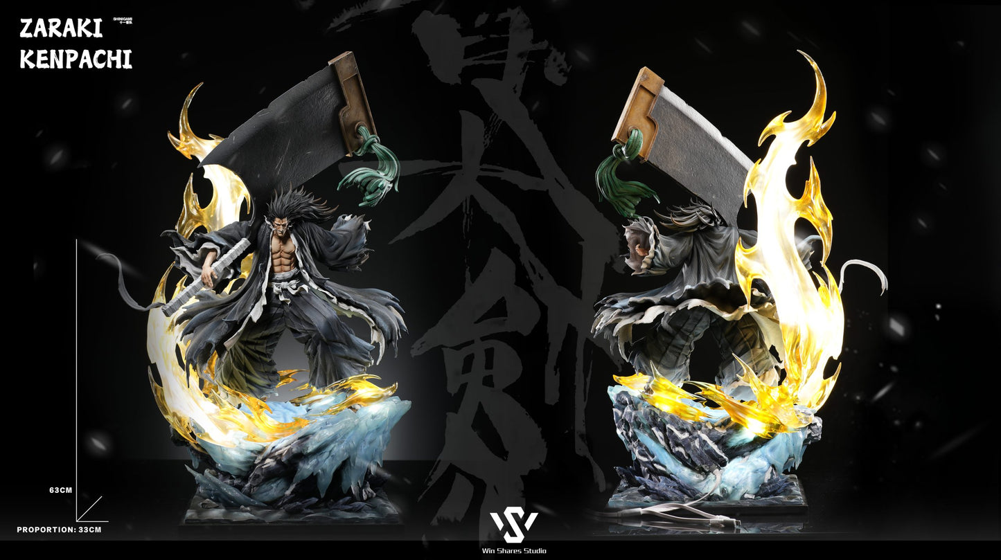 [Pre-order close soon] Win Shares Studio X C4 Studio - Statue - Bleach Thousand-Year Blood War - Zaraki Kenpachi