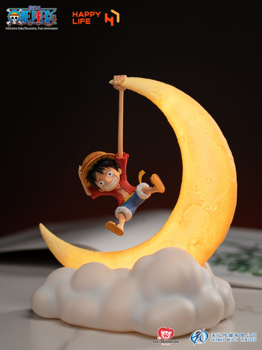 [US in stock] HAPPY LIFE Studio - Statue - One Piece - Lala Luffy Magnetic Night Light (Licensed)