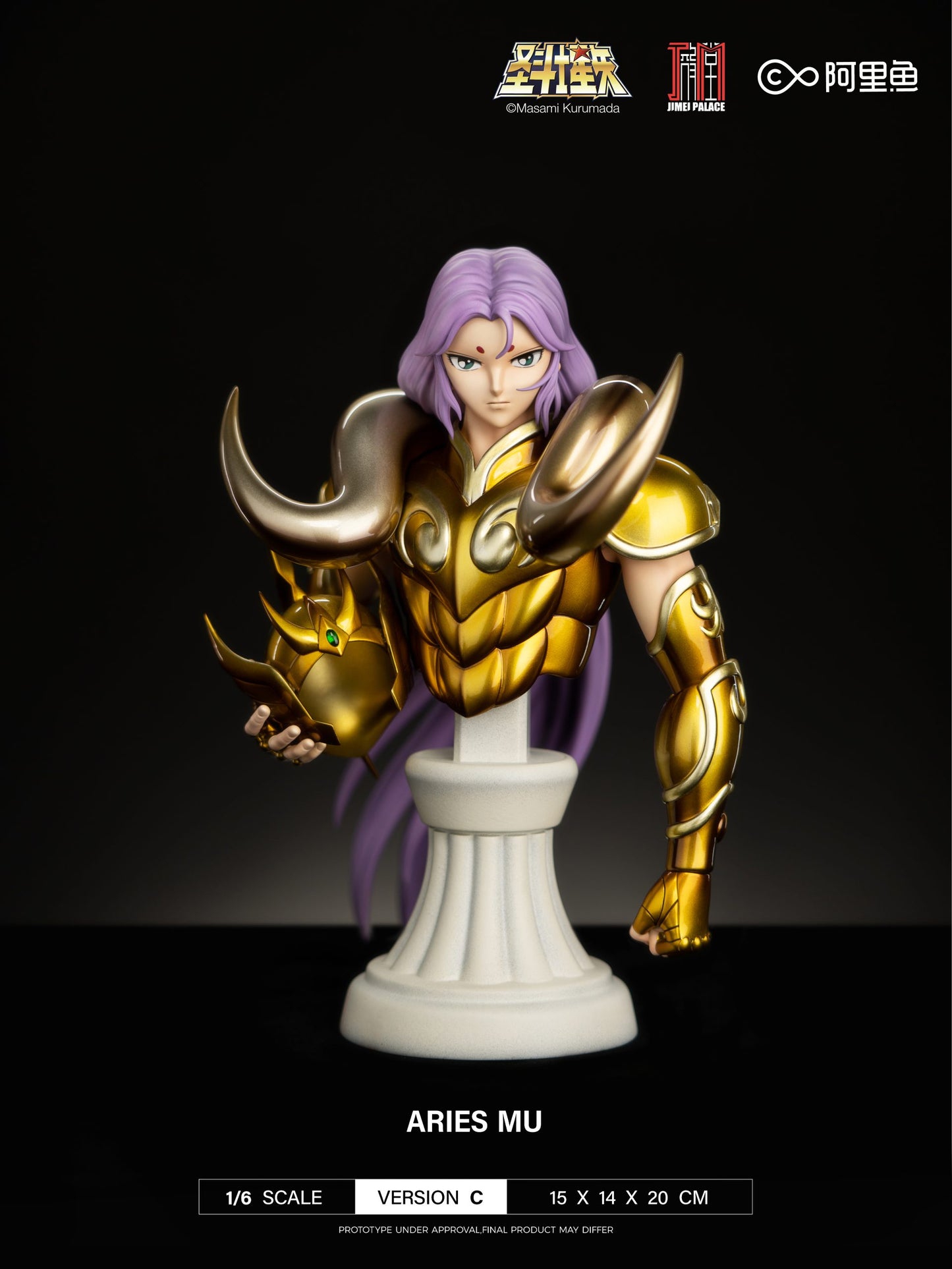 [Pre-Order] Jimei Palace studio - Statue - Saint Seiya - 1/6 Licensed Aries Mu