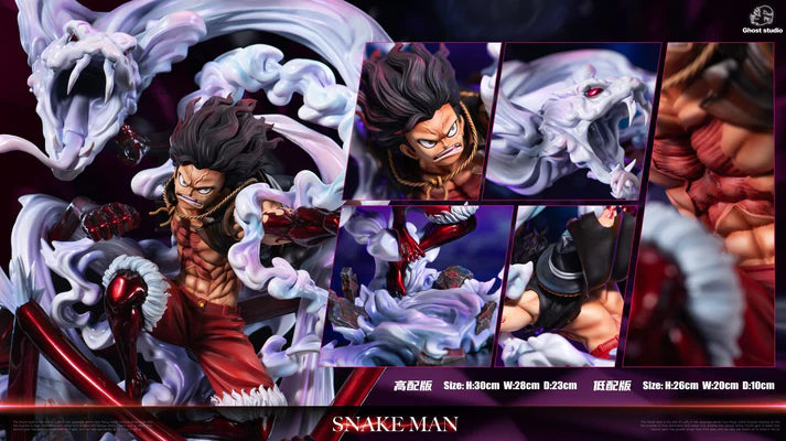 [Warehouse in Stock] Ghost Studio - Statue - One Piece - Gear 4 Snake Man Luffy (Exclusive Ver.)