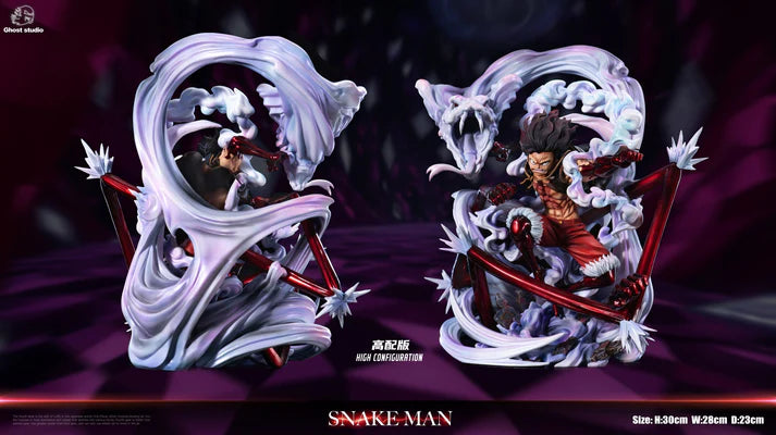 [Warehouse in Stock] Ghost Studio - Statue - One Piece - Gear 4 Snake Man Luffy (Exclusive Ver.)