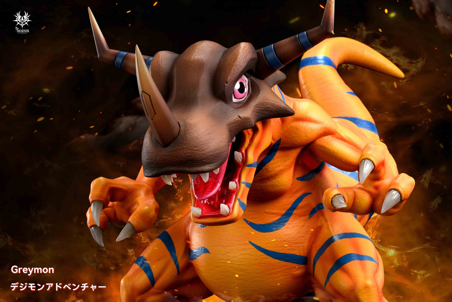 [Warehouse in Stock] Phoenix Studio - Statue - Digimon - Series #1 Greymon