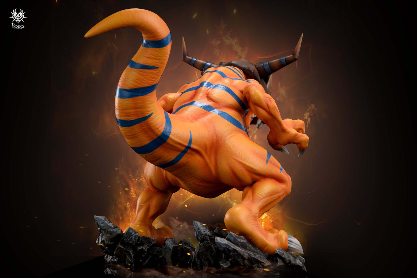 [Warehouse in Stock] Phoenix Studio - Statue - Digimon - Series #1 Greymon