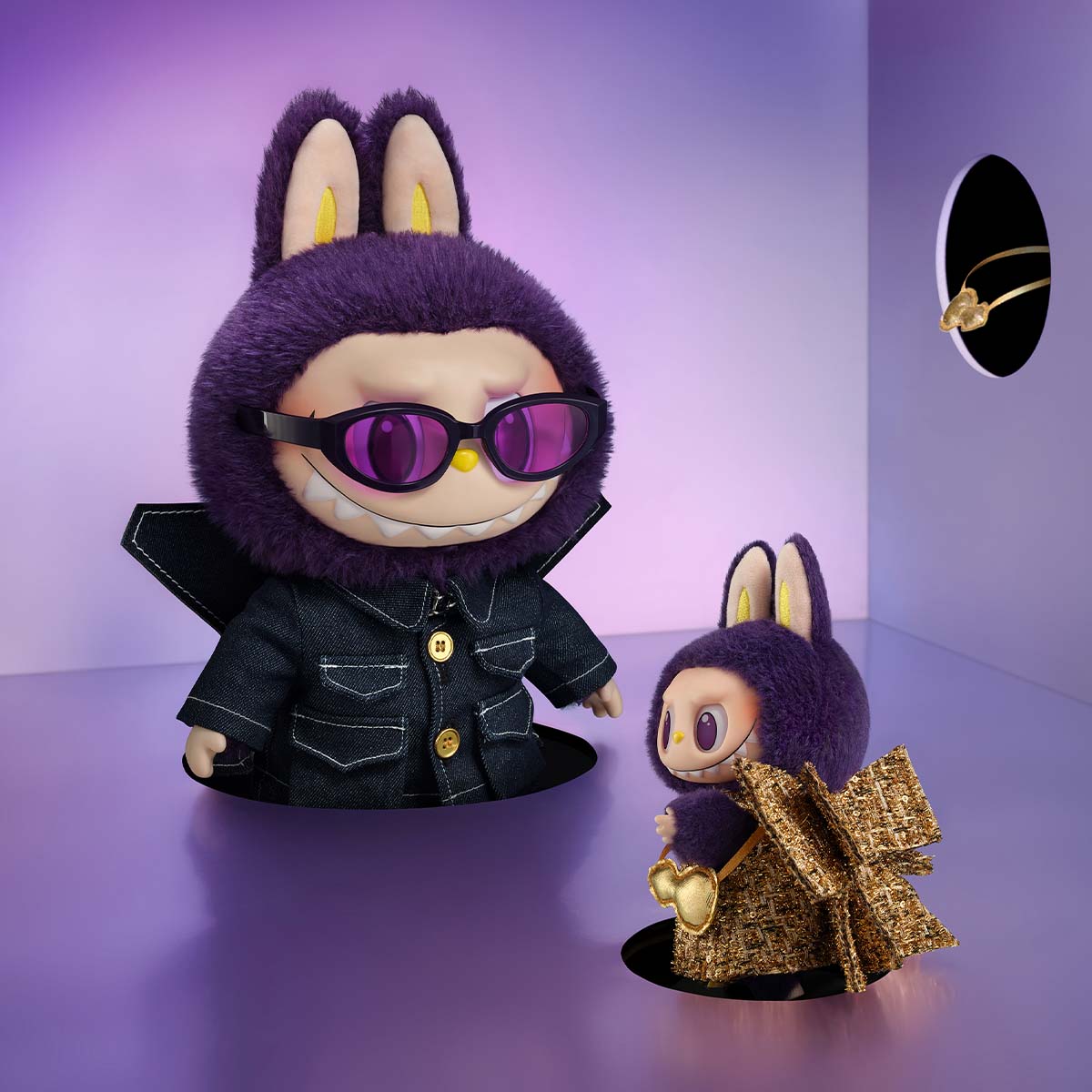 POPMART- LABUBU × PRONOUNCE - WINGS OF FORTUNE Vinyl Plush Hanging Card