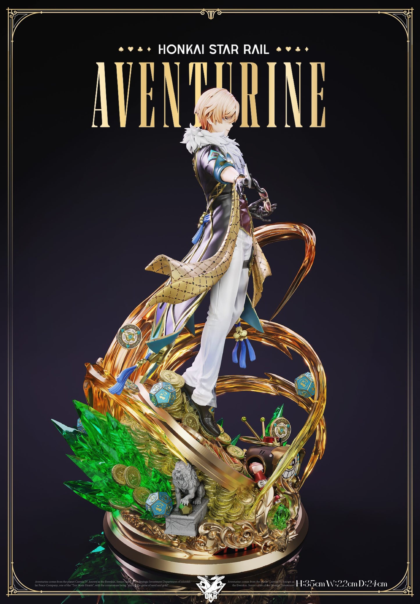 [Warehouse in Stock] Okr Studio - Statue - Honkai: Star Rail - Aventurine