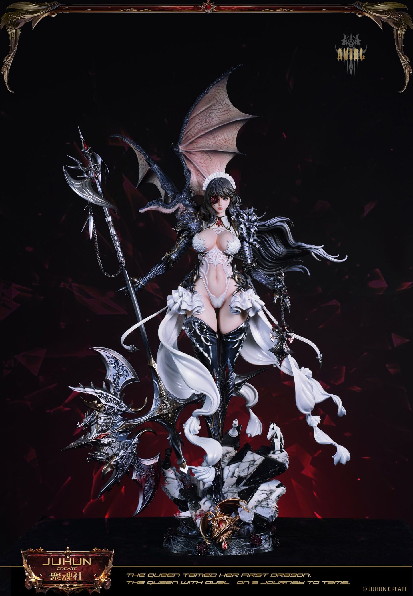 [Warehouse in Stock] JuHun Create Studio - Statue - Original - Dragon Queen/Maid Avril (Licensed)