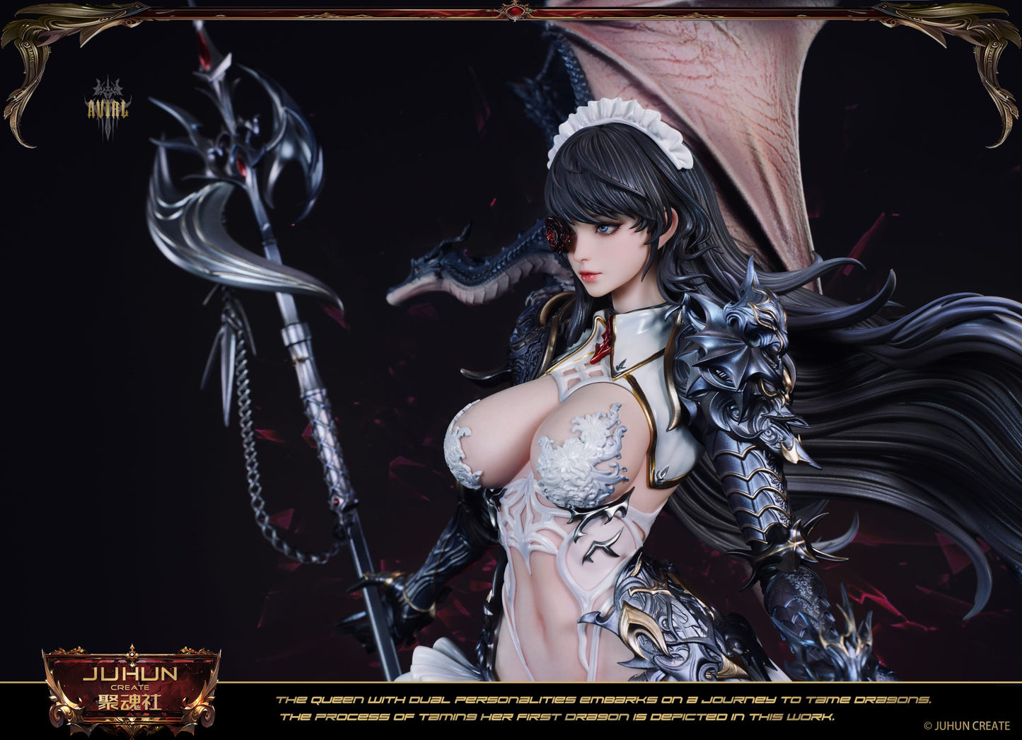 [Warehouse in Stock] JuHun Create Studio - Statue - Original - Dragon Queen/Maid Avril (Licensed)