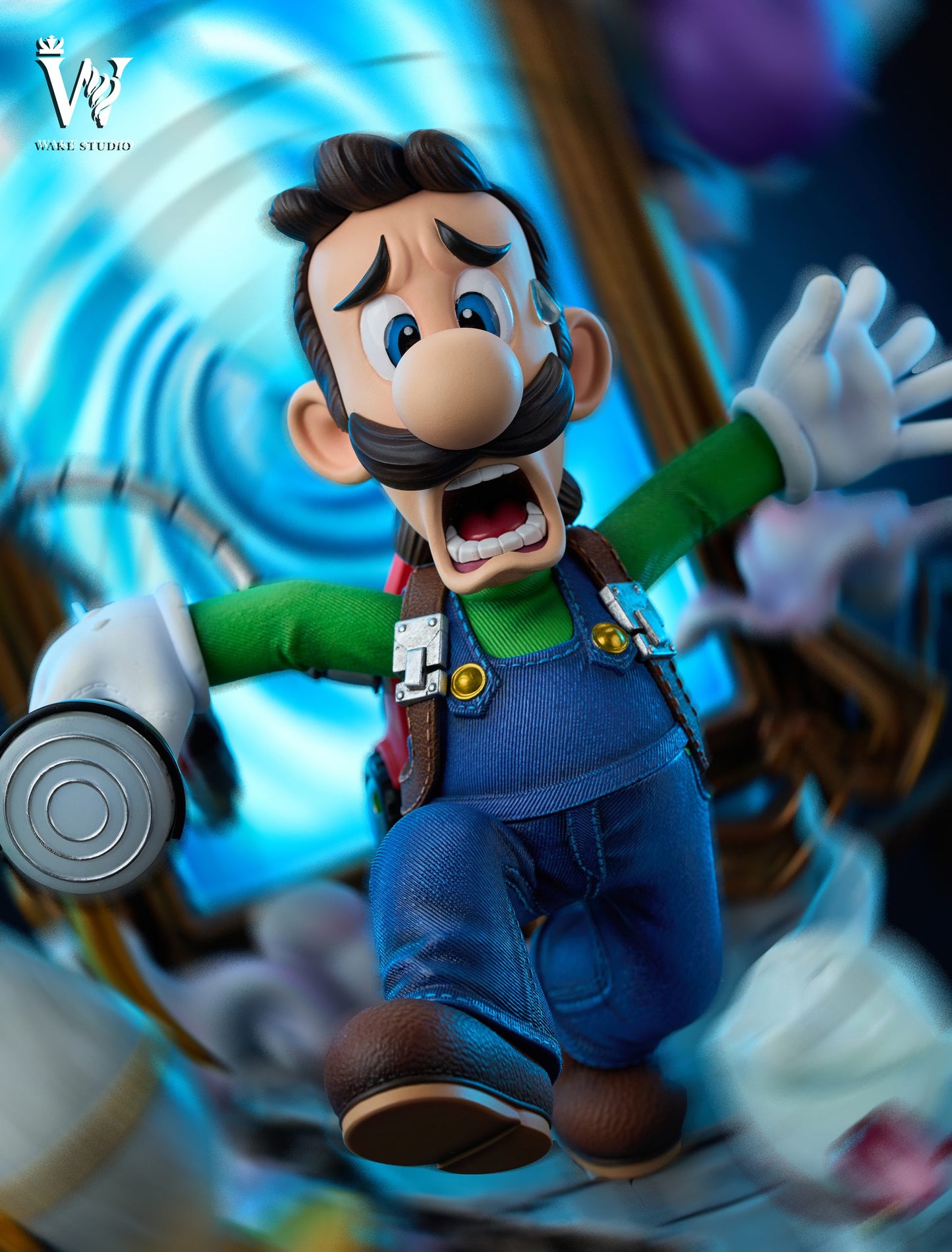 [Warehouse in Stock] Wake Studio - Statue - Super Mario - Haunted House Luigi