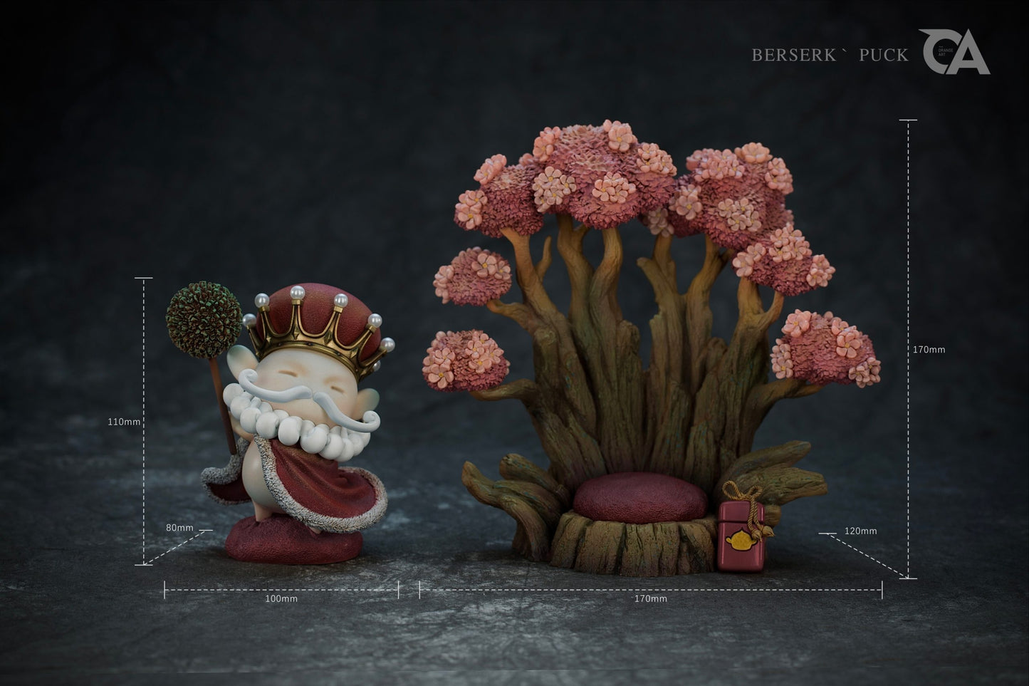 [Warehouse in Stock] Orange Art Studio - Statue - Berserk - King PUCK