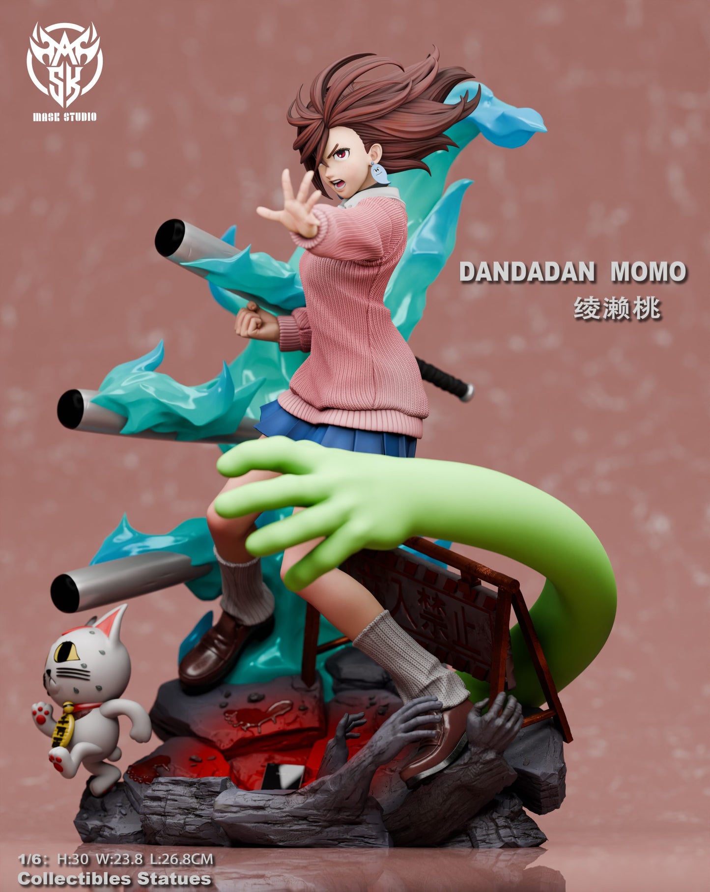 [Pre-Order] Mask Studio - Statue - Dan Da Dan - Momo Ayase