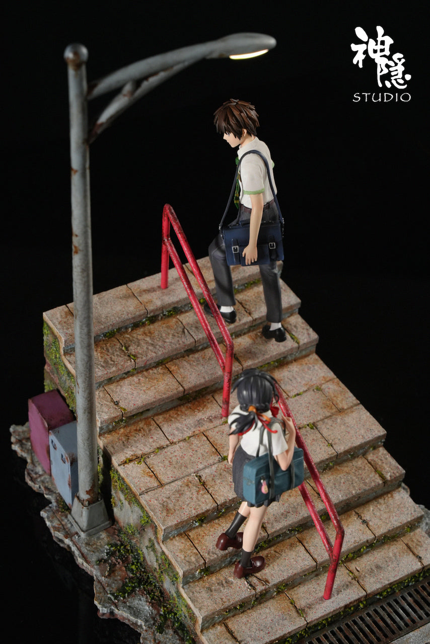 [Warehouse in Stock] Shen Yin Studio - Statue - Your Name - Silhouette Moment Series Mitsuha Miyamizu & Taki Tachibana