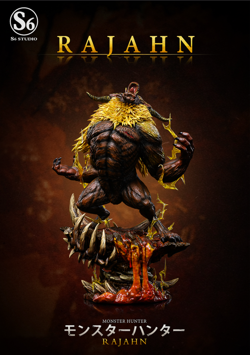 [Warehouse in Stock] S6 studio - Statue - Monster Hunter - Furious Rajang