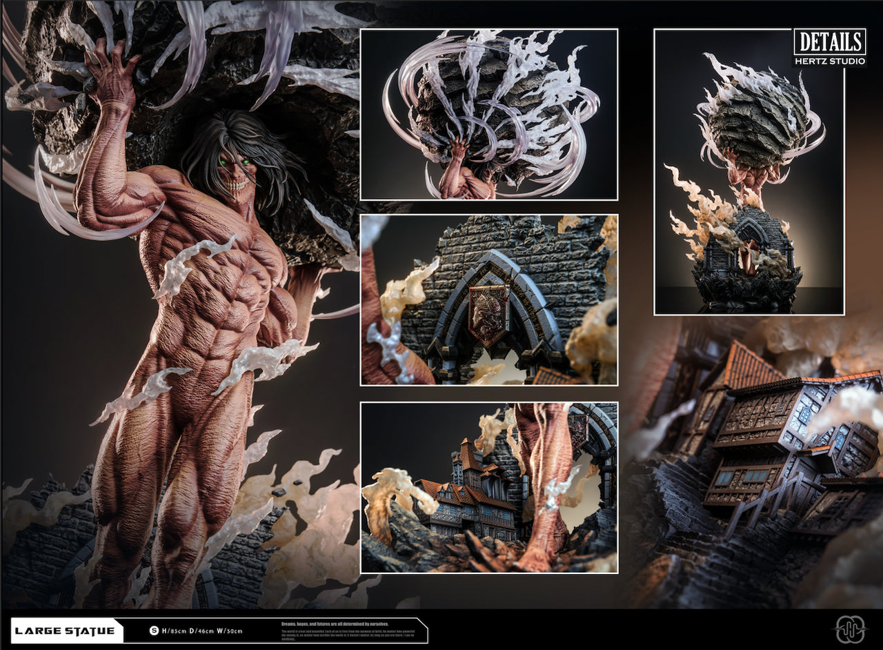 [Pre-Order] Hertz Studio  - Statue - Attack on Titan - Eren Blocks the Gate