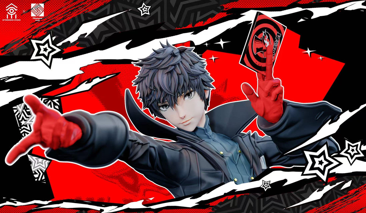 [Pre-Order] Aftershock Studio & Fibonacci Studio - Statue - Persona 5 - Royal Ren Amamiya Joker & Arsène