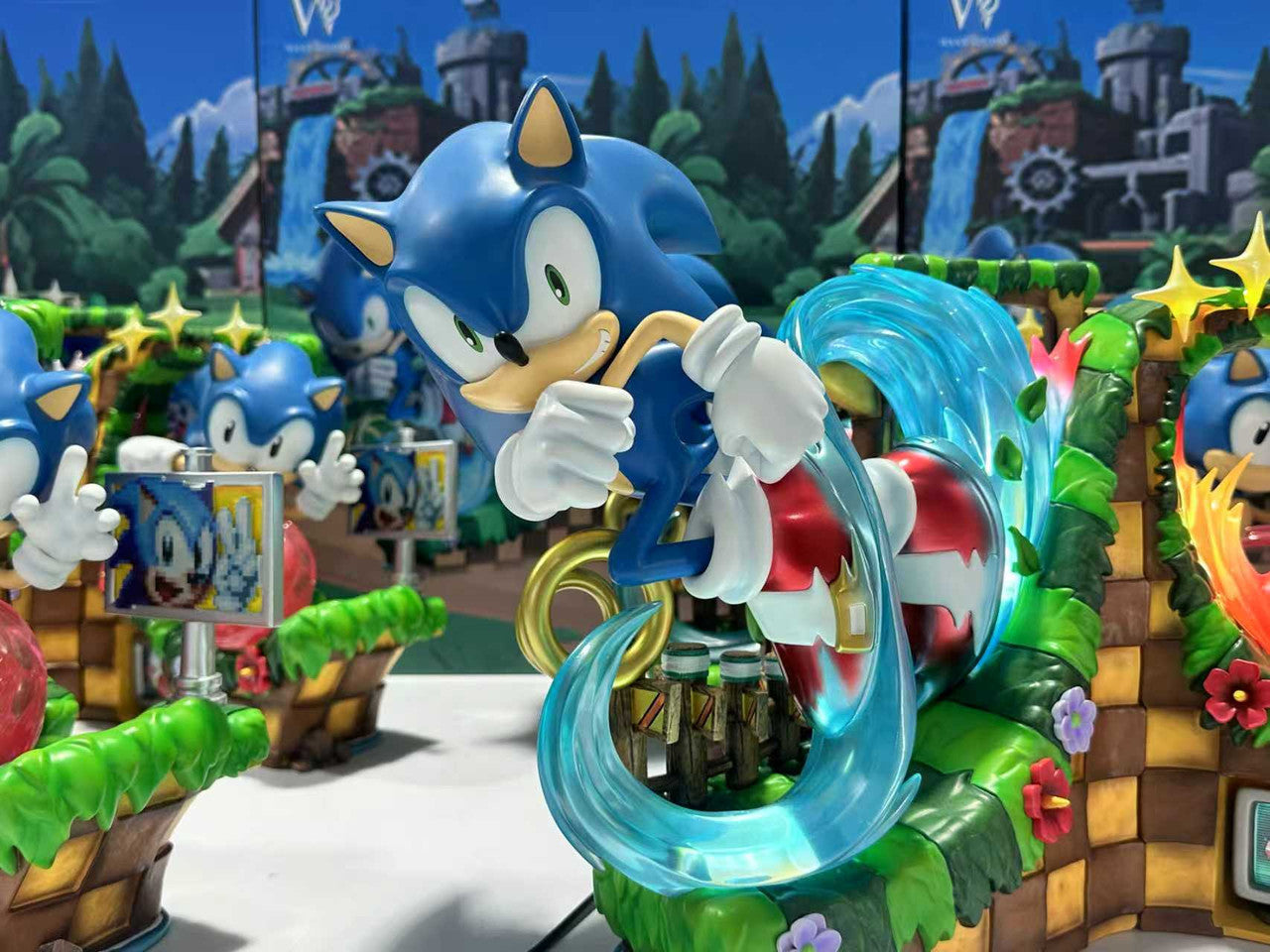 [Warehouse in Stock] Wake Studio - Statue - Super Sonic - Speed Sonic