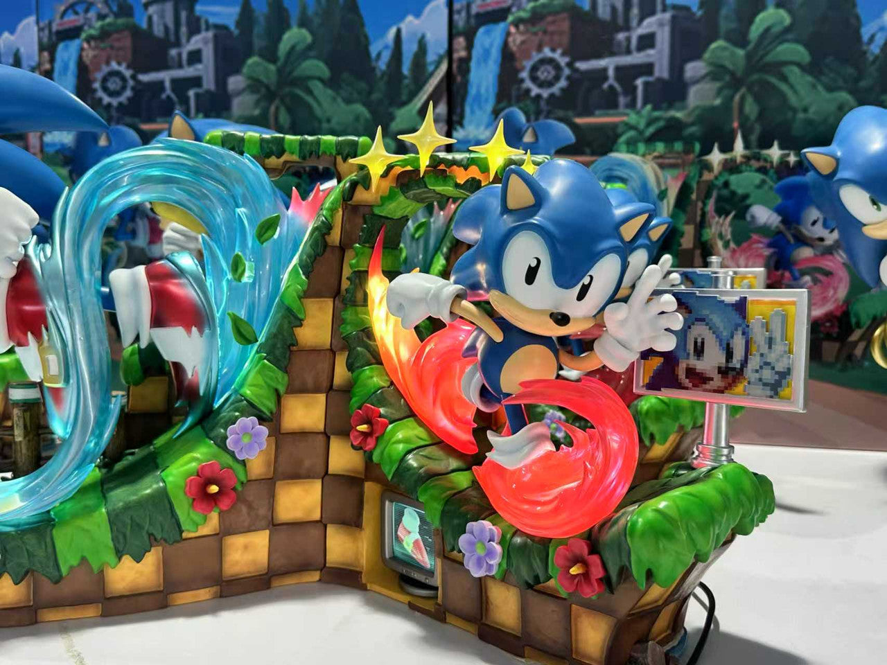 [Warehouse in Stock] Wake Studio - Statue - Super Sonic - Speed Sonic