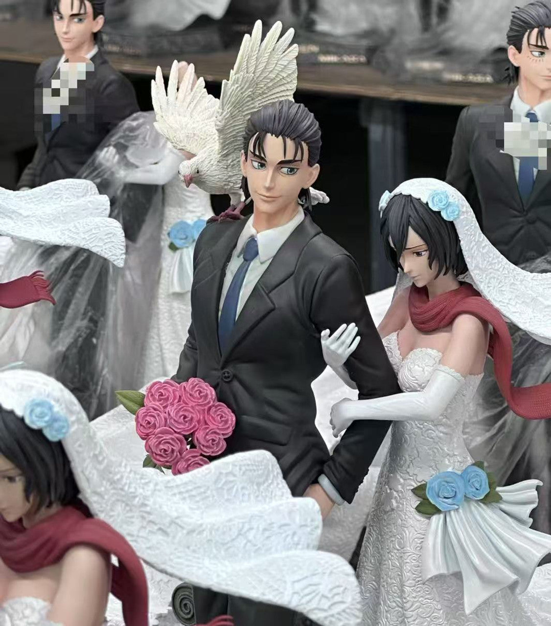 [Warehouse in Stock] LC Studio - Statue - Attack On Titan -  Dream Wedding of Eren Yeager & Mikasa Ackerman