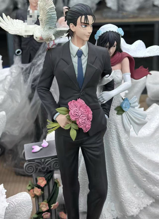 [Warehouse in Stock] LC Studio - Statue - Attack On Titan -  Dream Wedding of Eren Yeager & Mikasa Ackerman