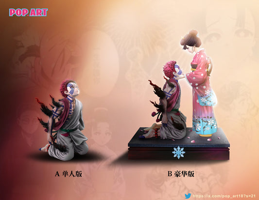 [Warehouse in Stock] POP.ART Studio - Statue - Demon Slayer: Kimetsu no Yaiba - Akaza & Koyuki