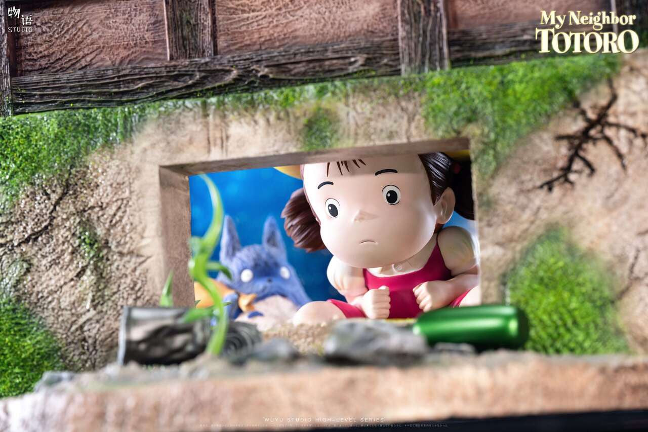 [Pre-Order] Wu Yu Studio - Statue - My Neighbor Totoro - Hayao Miyazaki Desktop Series 05 The Happiest Search Mei Hide-and-Seek with Totoro