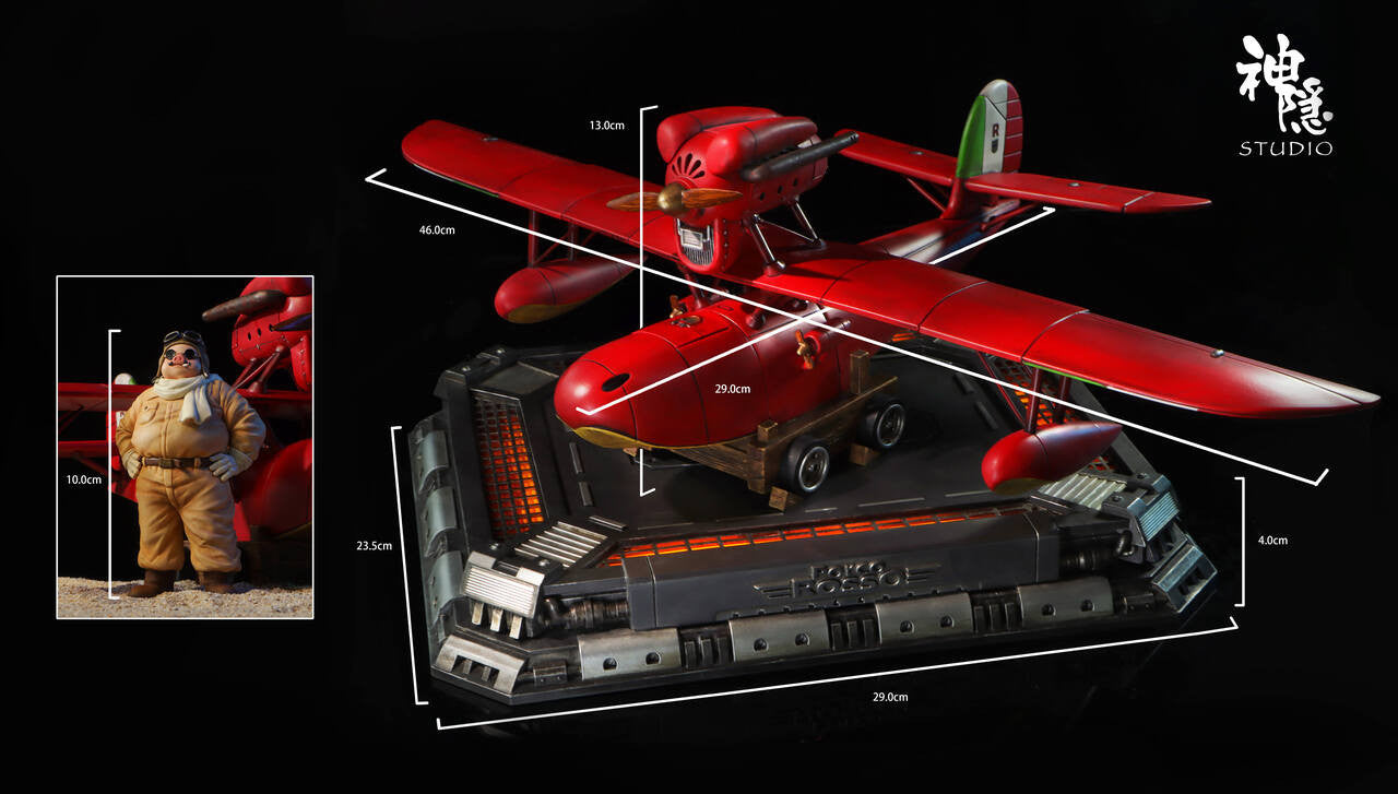 [Pre-Order] Shen Yin Studio - Statue - Hikoutei Jidai - Porco Rosso with LED