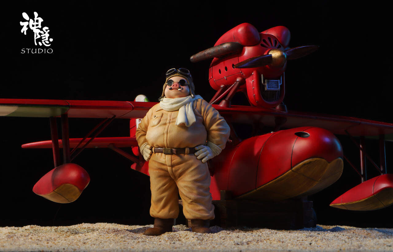 [Pre-Order] Shen Yin Studio - Statue - Hikoutei Jidai - Porco Rosso with LED