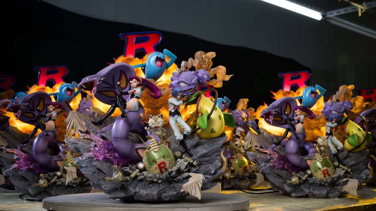 [Warehouse in stock] Fairy Studio - Statue - Pokémon - Team Rocket Jessie and James