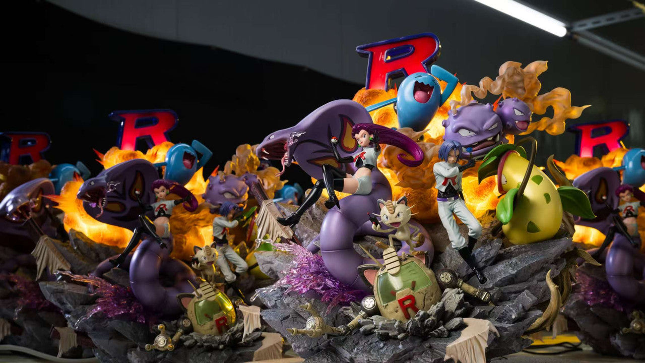 [Warehouse in stock] Fairy Studio - Statue - Pokémon - Team Rocket Jessie and James