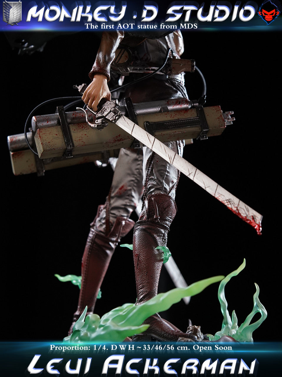 [Pre-Order] Monkey.D Studio - Statue - Attack on Titan - Levi Ackerman