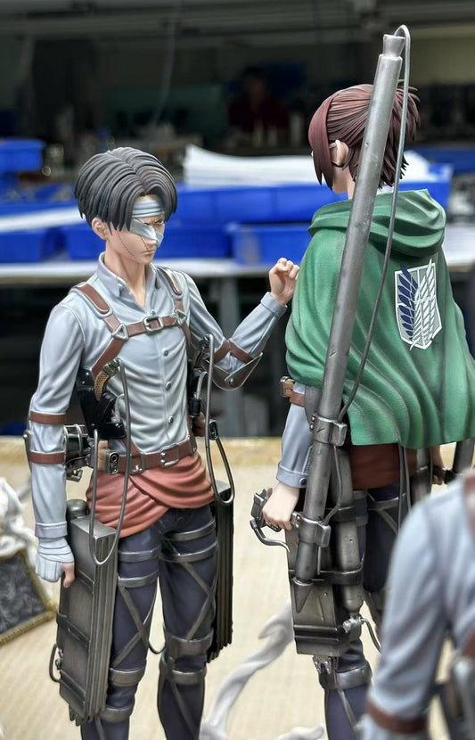 [Warehouse in Stock] LC Studio - Statue - Attack On Titan - Levi & Hange Zoe