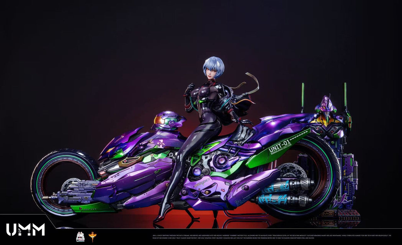 [Pre-Order] DT Studio - Statue - Neon Genesis Evangelion - Ayanami Rei sci-fi motorcycle