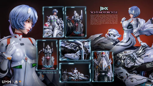 [Warehouse in Stock] DT Studio - Statue - Neon Genesis Evangelion - Ayanami Rei sci-fi motorcycle