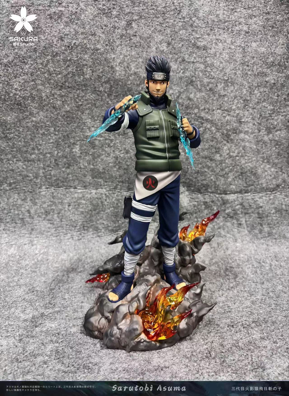 [Pre-Order] Sakura Studio - Statue - Naruto - Light Statue Resonance Series Red & Asuma