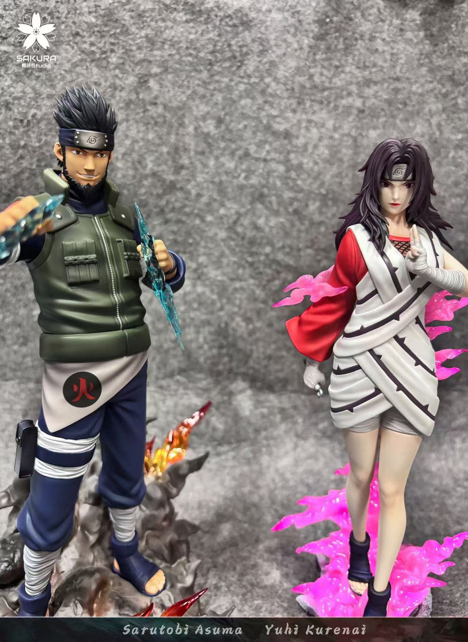 [Pre-Order] Sakura Studio - Statue - Naruto - Light Statue Resonance Series Red & Asuma