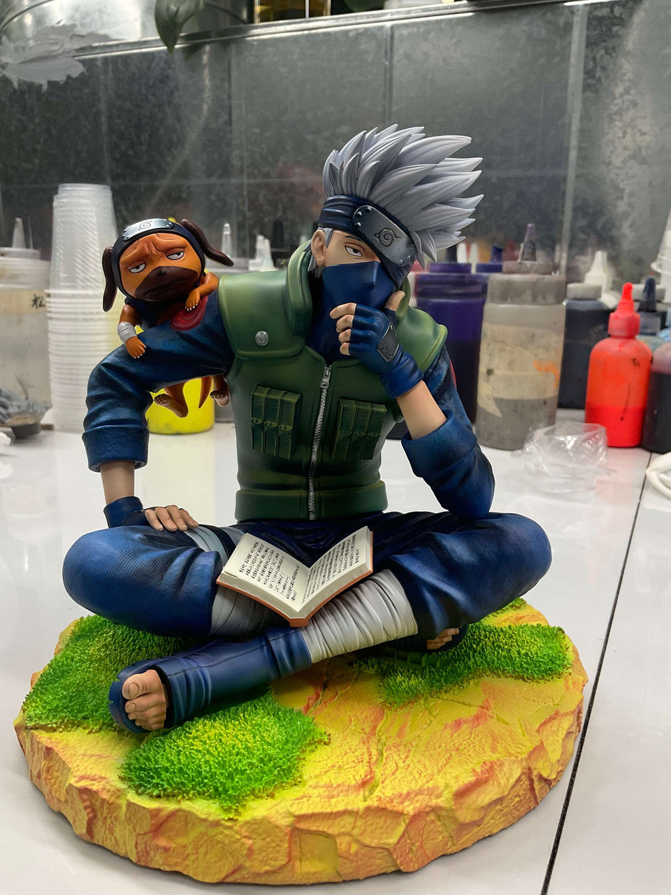 [Pre-Order] Idealism Studio - Statue - Naruto - Kakashi & Eight Ren Dog