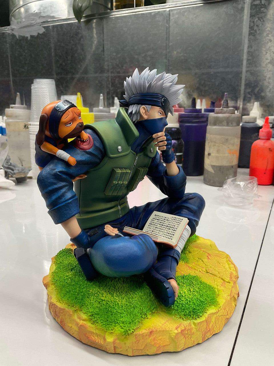 [Pre-Order] Idealism Studio - Statue - Naruto - Kakashi & Eight Ren Dog