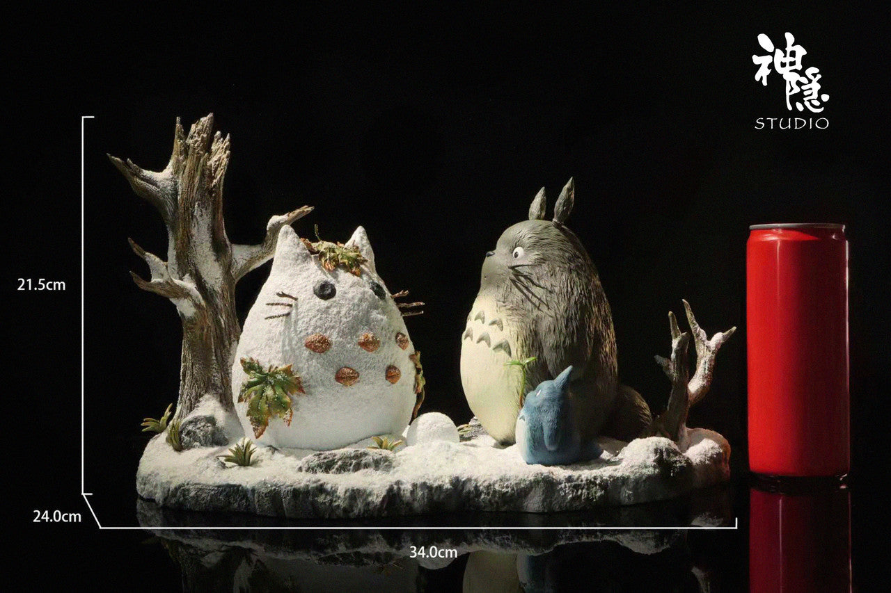 [Pre-Order] Shen Yin Studio - Statue - My Neighbor Totoro - Totoro play in the snowfield